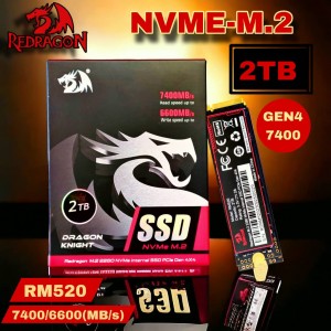 هارد ريد دراغون REDRAGON 2TB NVME RM520